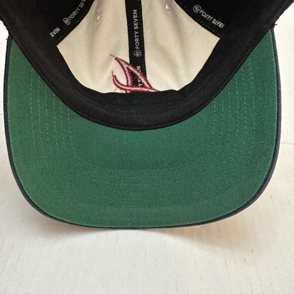 Atlanta Braves Hat Cap Strap Back Mens XX-Large Navy White MLB Baseball Blue 47 - Picture 15 of 15